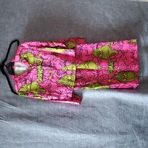 Justice The Grinch Satin Pajama Set